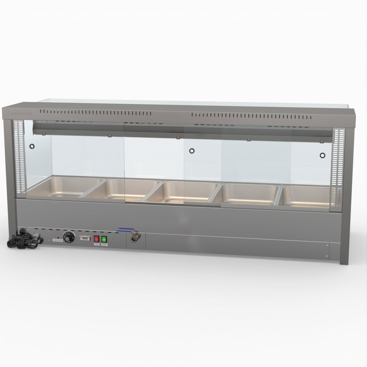 Bonvue Square Countertop Wet and Dry Bain Marie BM17SC