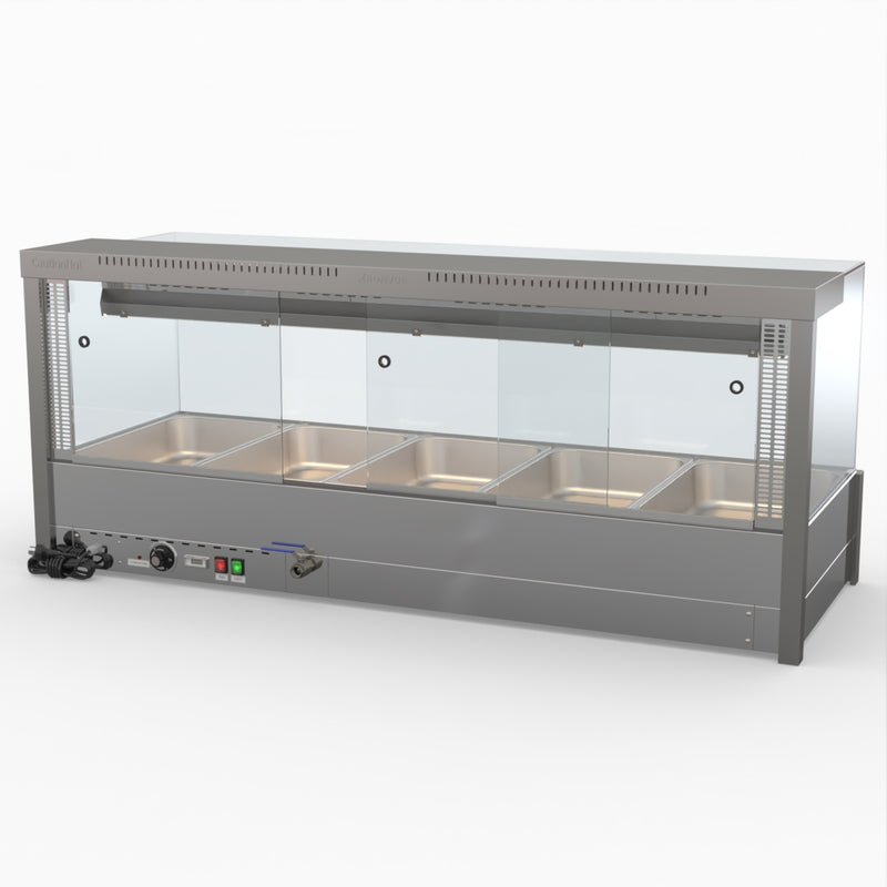 Bonvue Square Countertop Wet and Dry Bain Marie BM17SC