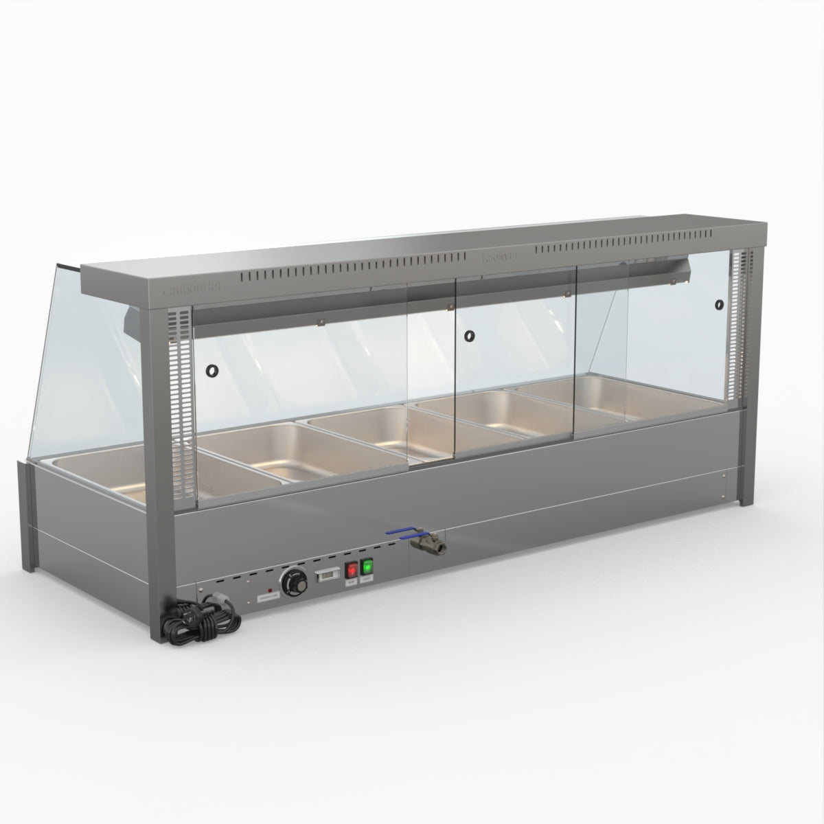 Bonvue Angled Countertop Wet and Dry Bain Marie BM17TC