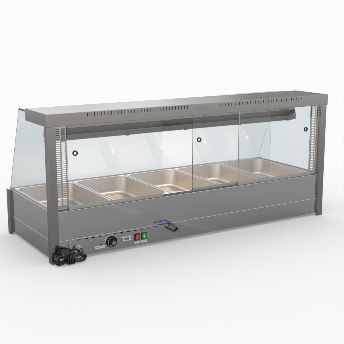 Bonvue Angled Countertop Wet and Dry Bain Marie BM17TC