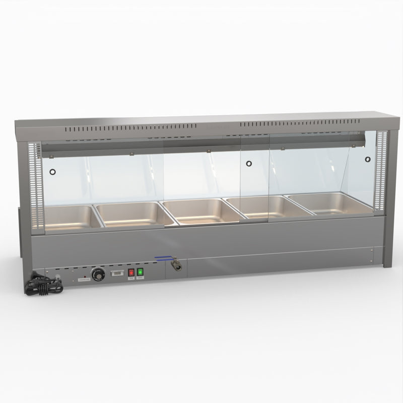 Bonvue Angled Countertop Wet and Dry Bain Marie BM17TC