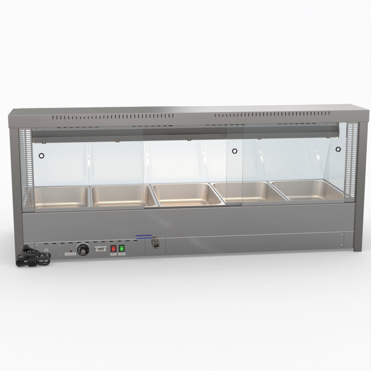 Bonvue Angled Countertop Wet and Dry Bain Marie BM17TC