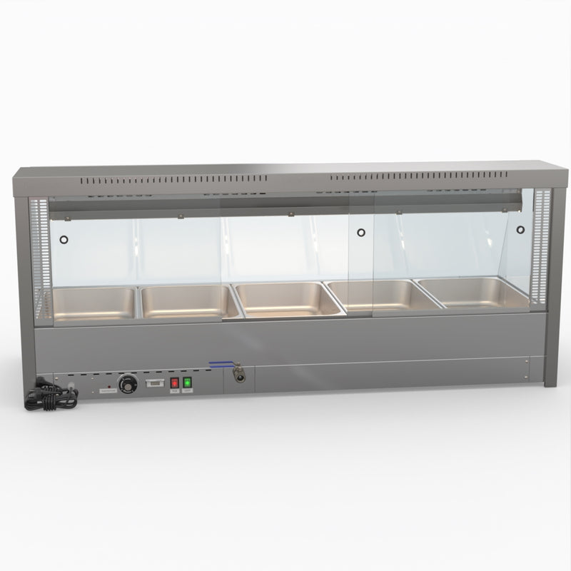 Bonvue Angled Countertop Wet and Dry Bain Marie BM17TC