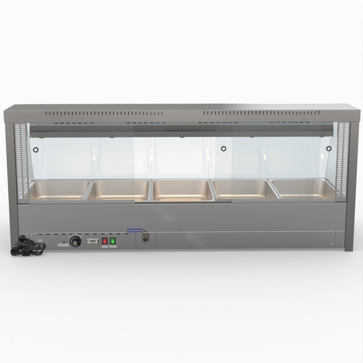 Bonvue Angled Countertop Wet and Dry Bain Marie BM17TC