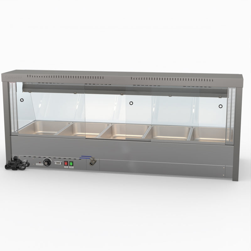 Bonvue Angled Countertop Wet and Dry Bain Marie BM17TC