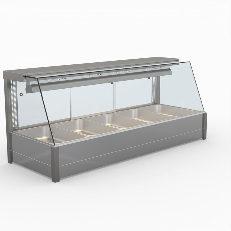 Bonvue Angled Countertop Wet and Dry Bain Marie BM17TC