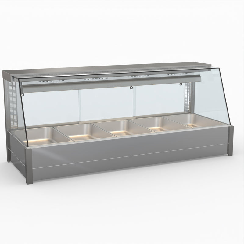 Bonvue Angled Countertop Wet and Dry Bain Marie BM17TC