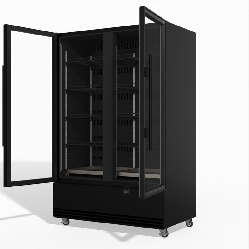 Skope BME1200N-A 2 Glass Door Display or Storage Fridge