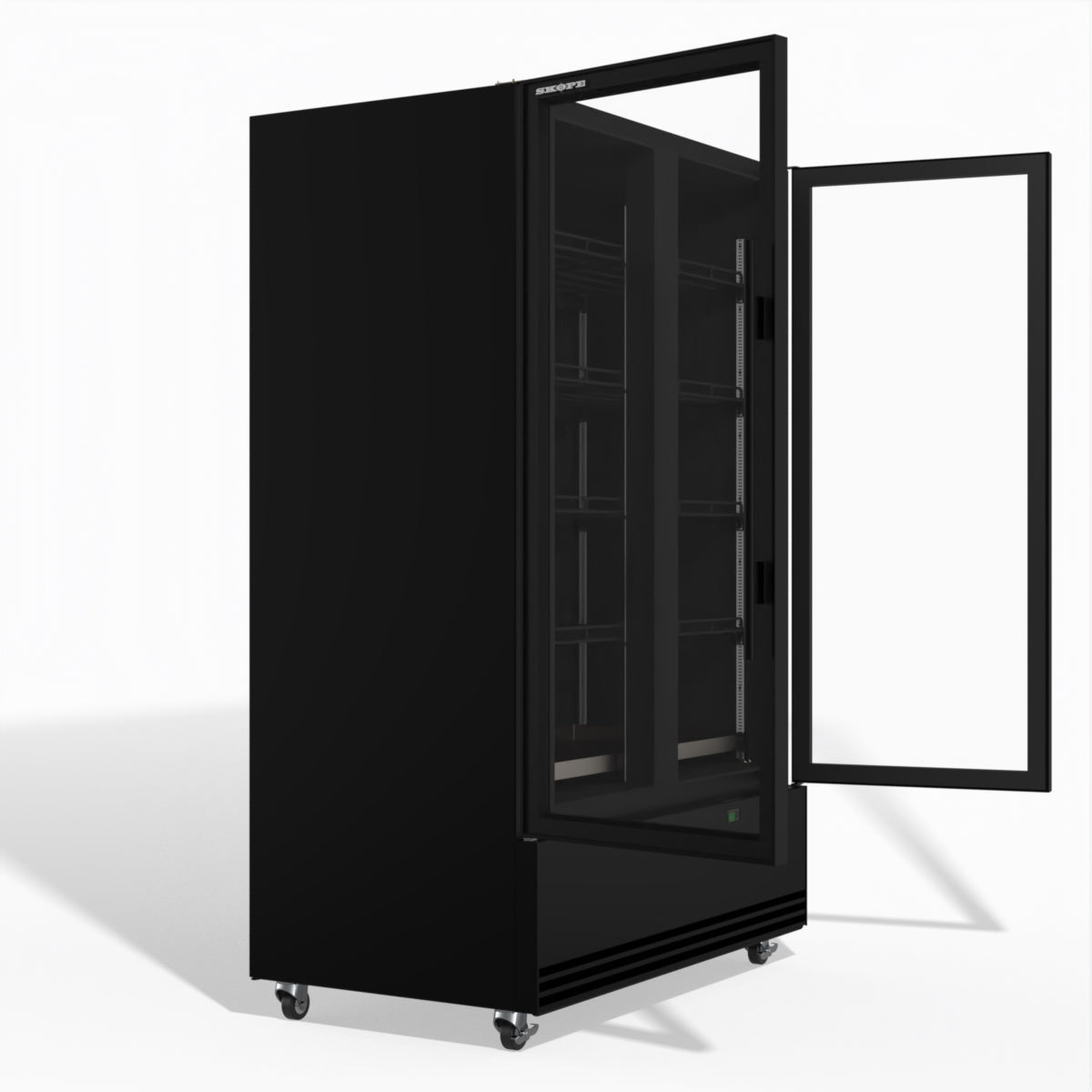 Skope BME1200N-A 2 Glass Door Display or Storage Fridge