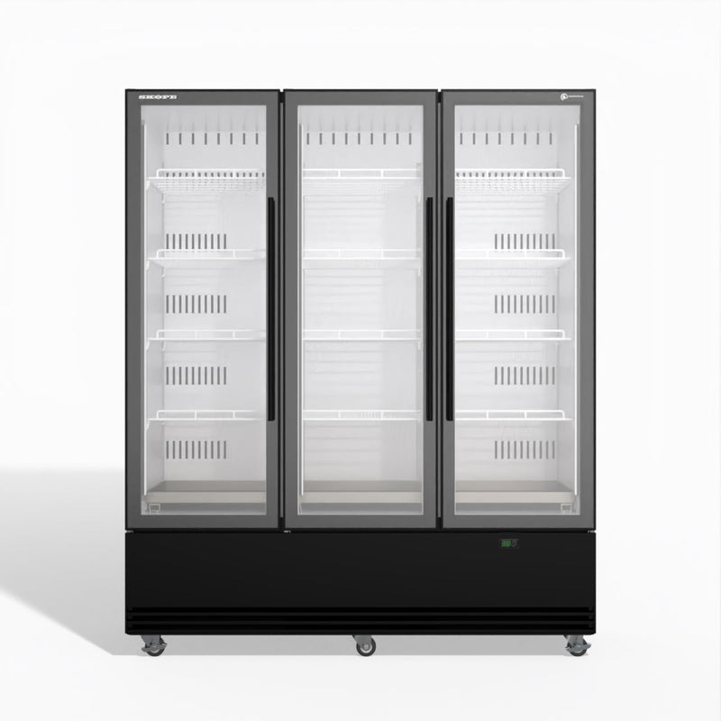 Skope BME1500N-A 3 Glass Door Display or Storage Fridge