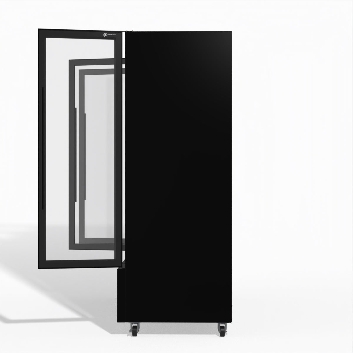 Skope BME1500N-A 3 Glass Door Display or Storage Fridge - Black/White