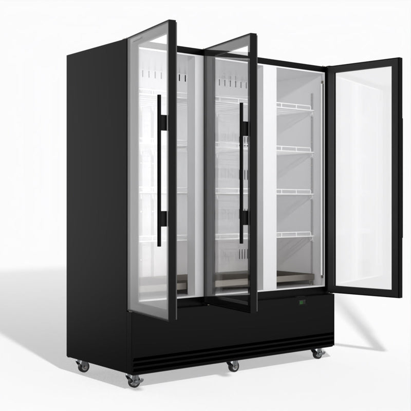 Skope BME1500N-A 3 Glass Door Display or Storage Fridge