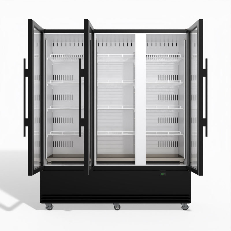 Skope BME1500N-A 3 Glass Door Display or Storage Fridge