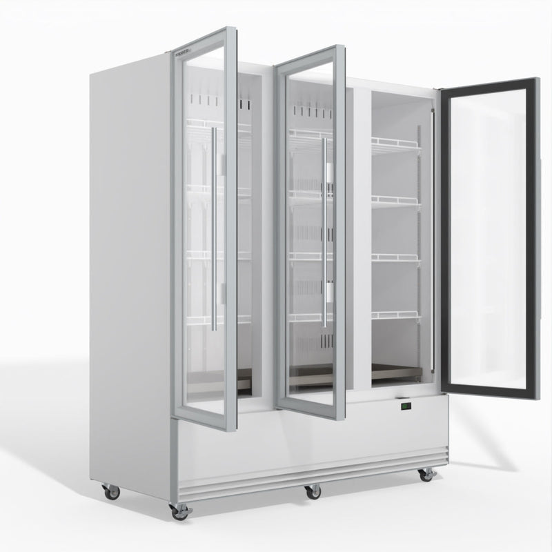 Skope BME1500N-A 3 Glass Door Display or Storage Fridge