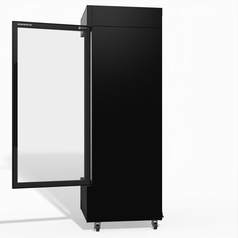 Skope BME600N-AC 1 Glass Door Display or Storage Fridge, Lit Sign
