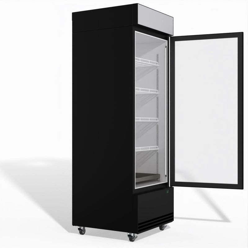 Skope BME600N-AC 1 Glass Door Display or Storage Fridge, Lit Sign