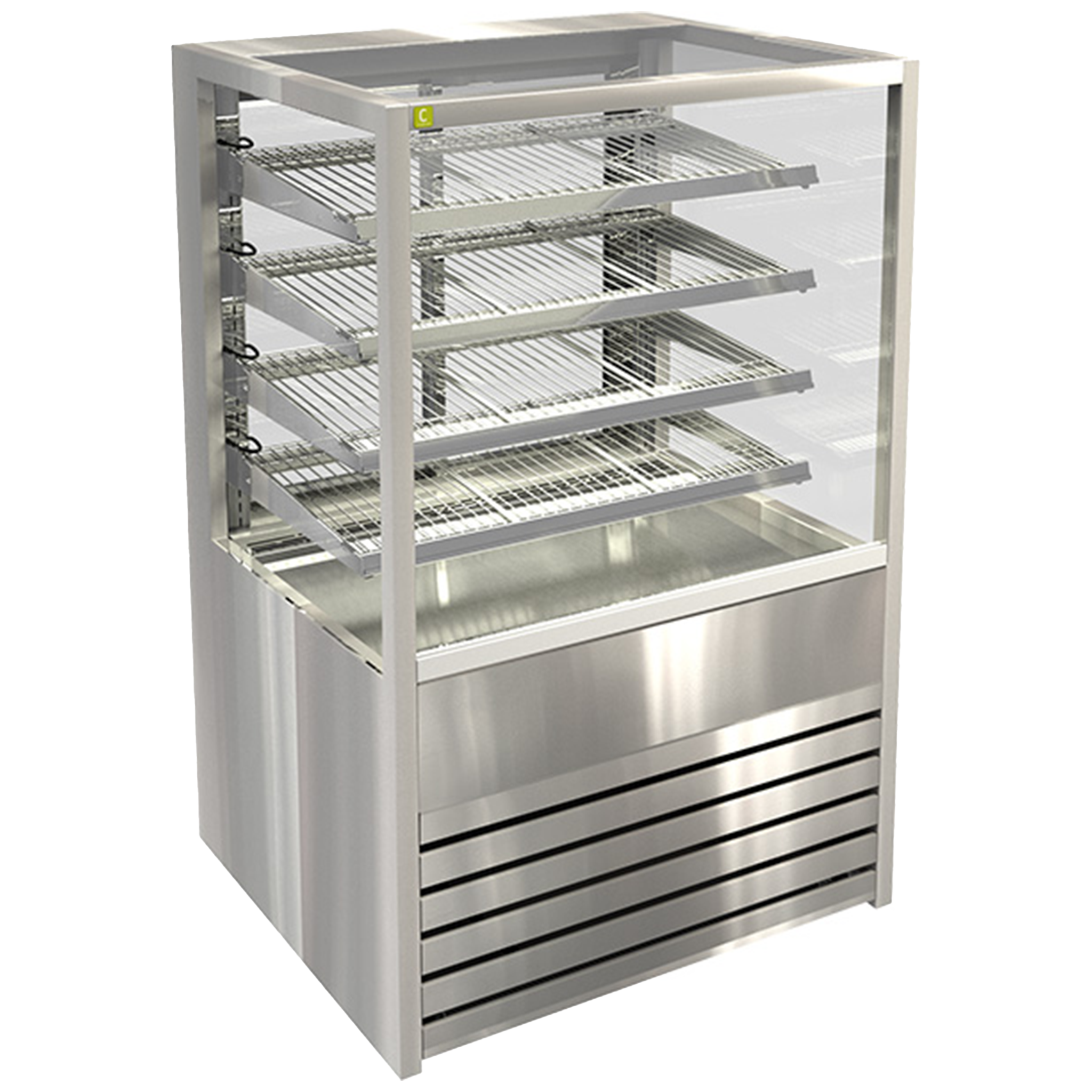 Cossiga Heated Freestanding Solid Front Multi-Deck Heated Cabinet 900mmW - BTGHT9