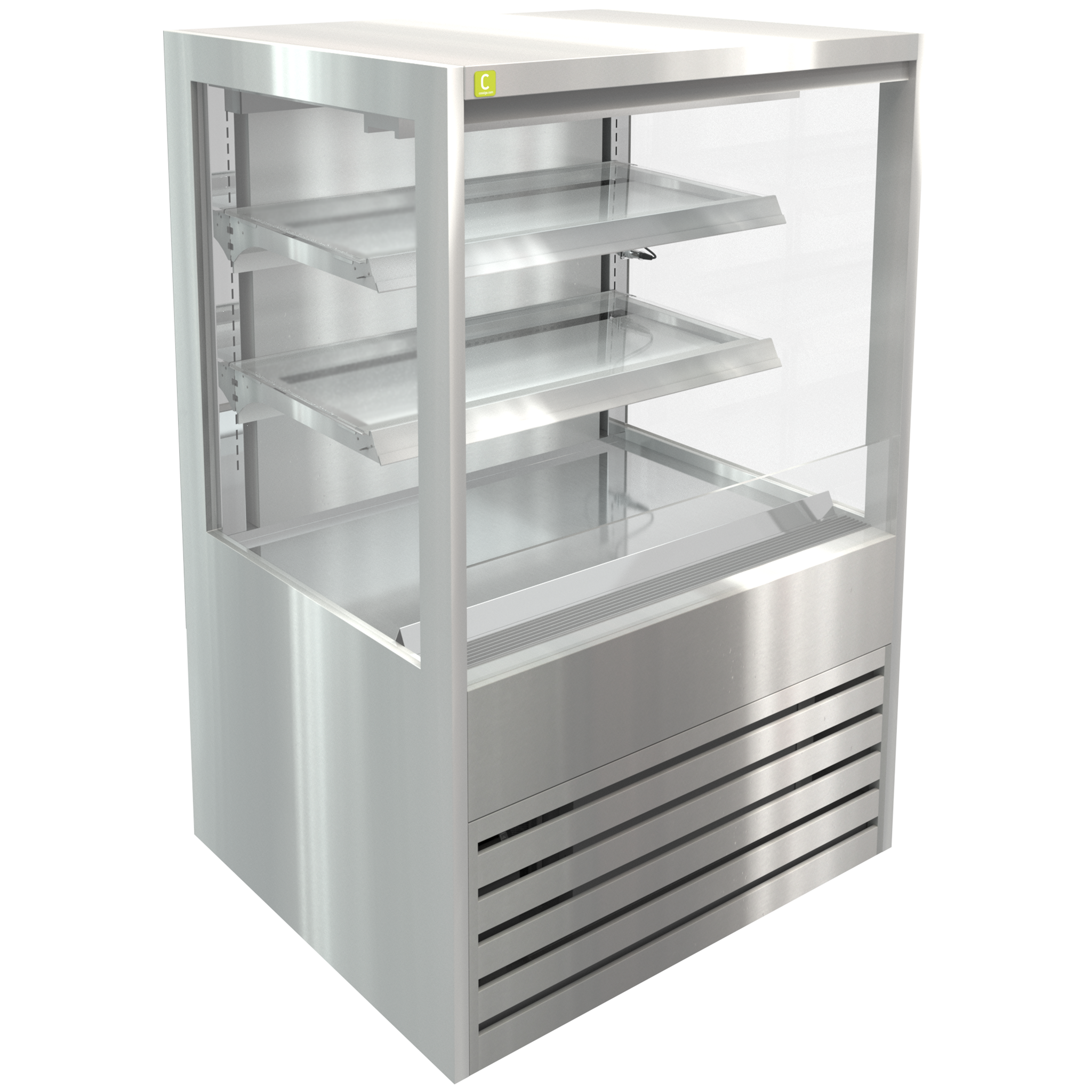 Cossiga Refrigerated Freestanding Open Front Cabinet with Rear Door 600mmW - BTGOR6
