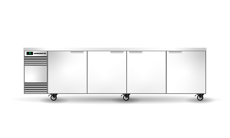 Skope BackBar 4 Solid Swing Door CounterLine Fridge