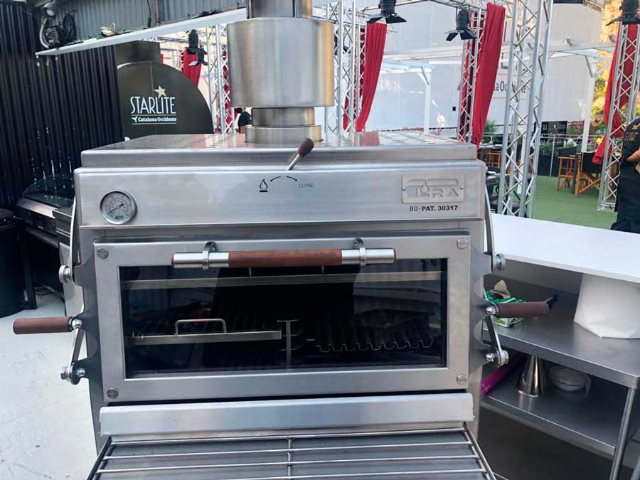 Pira 80 Silver ED Charcoal Oven - 490.107