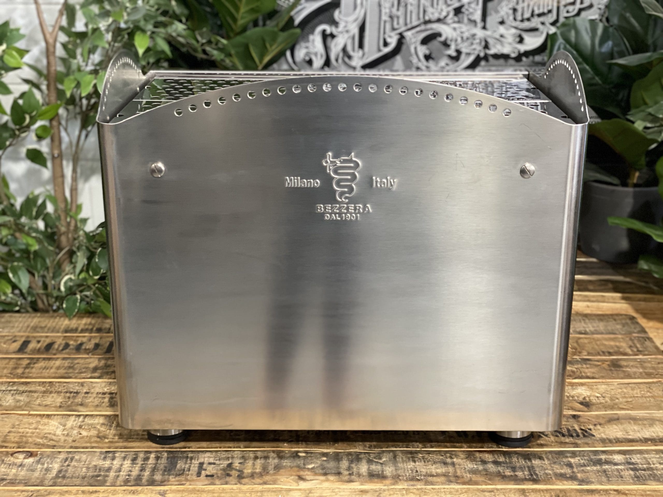 Bezerra C2013 w. Wega Handles - 2 Group Commercial Espresso Machine - Stainless