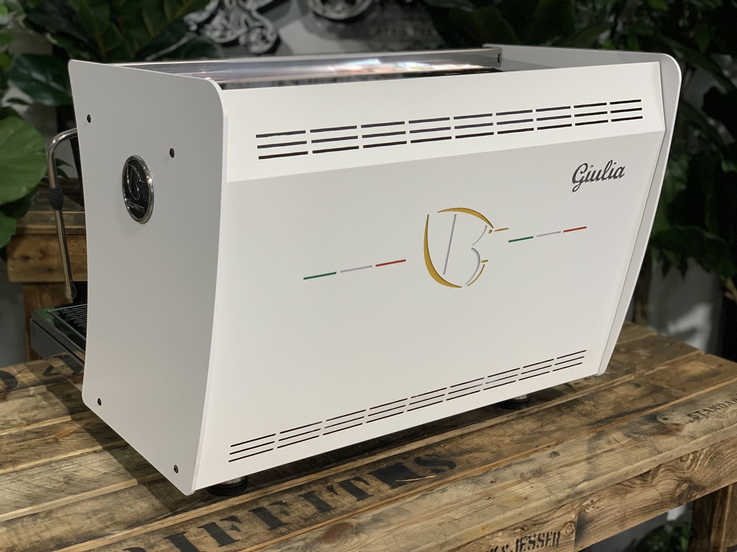 Brugnetti Guilia Manufactum - 2 Group Commercial Espresso Machine - White