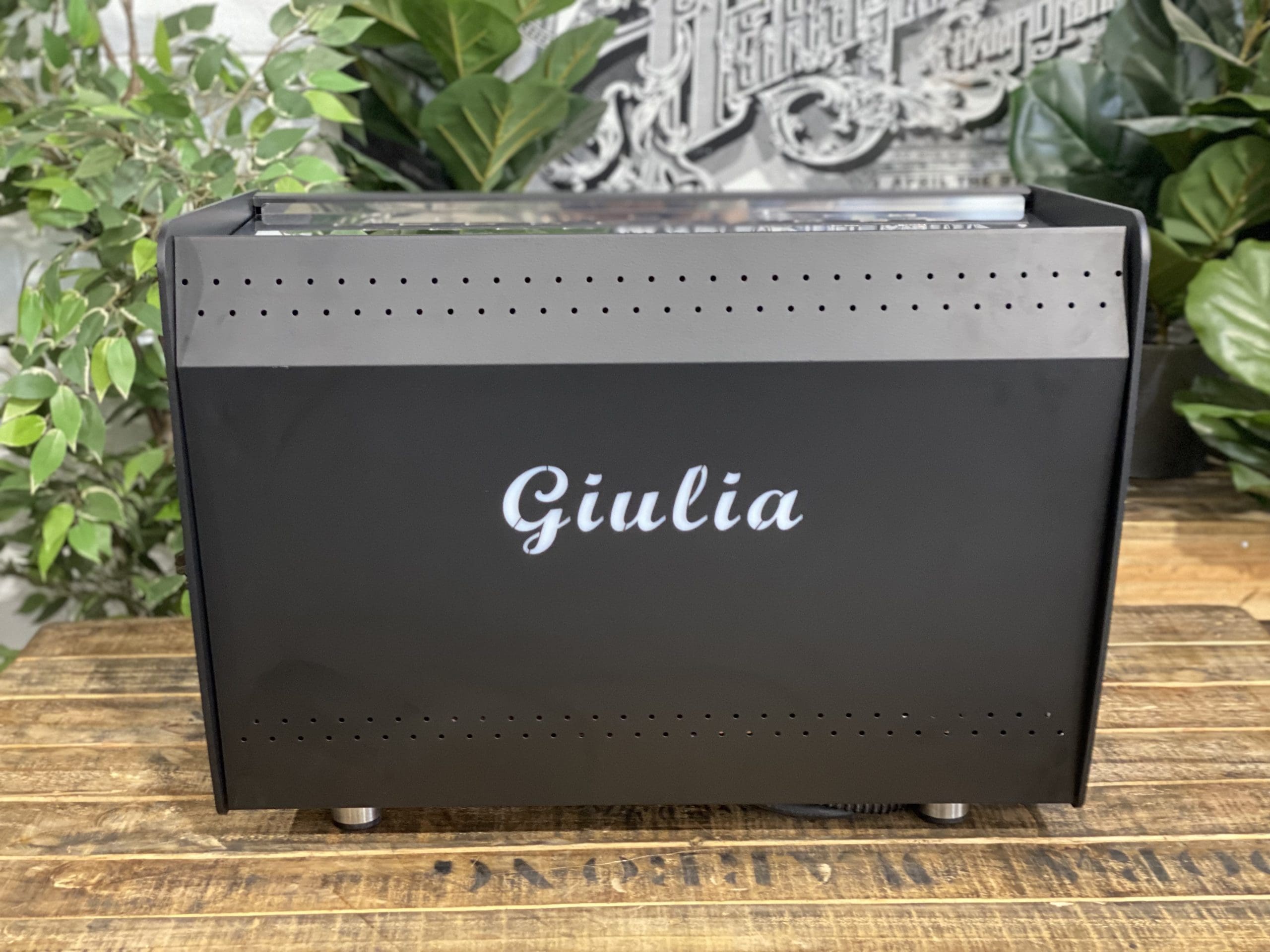 Brugnetti Giulia Manufactum 2 Group Black Espresso Coffee Machine