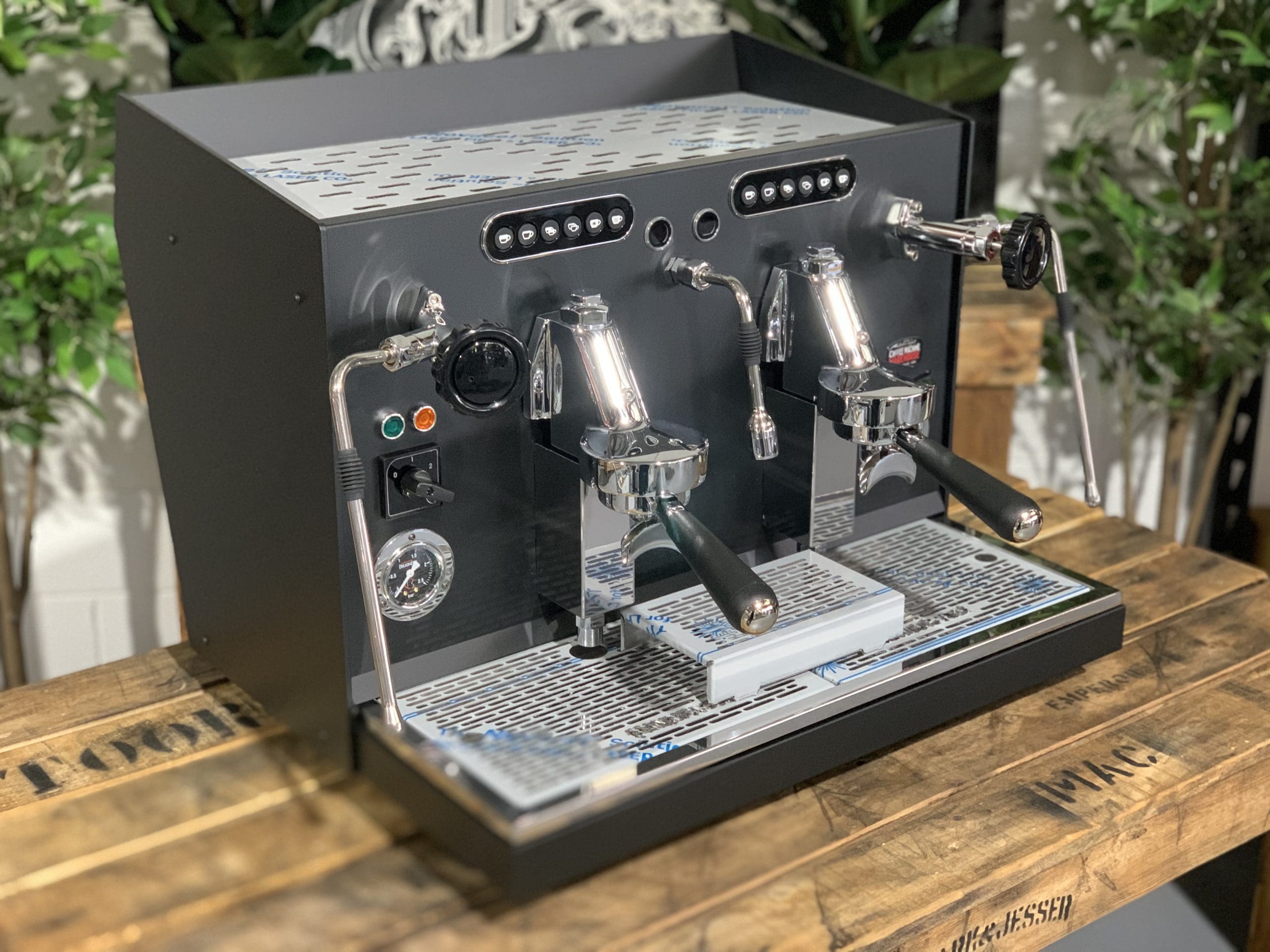 Brugnetti Guilia Manufactum - 2 Group Commercial Espresso Machine - White