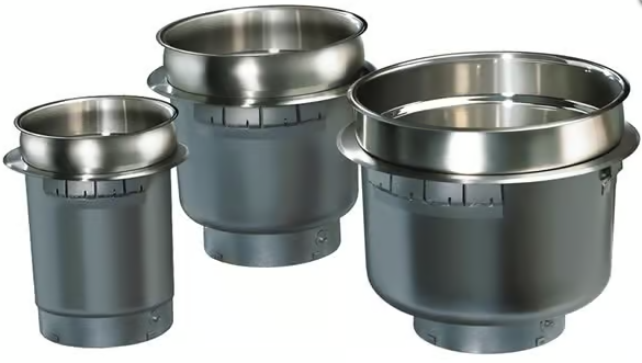 Hatco Built-In Round Heated Well with drain