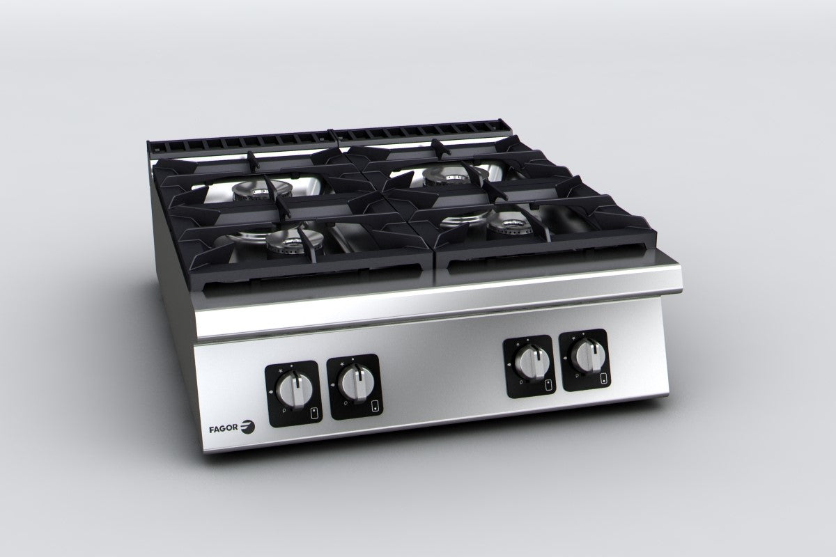 Fagor Kore 700-900 Series C-GH Bench Top Gas Burner - 4 or 6 Burner