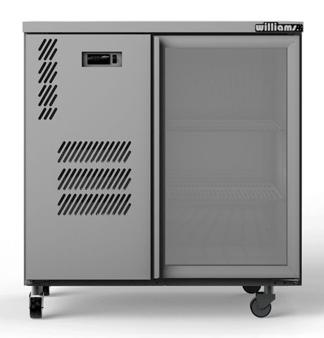 Williams Cameo - One Door Stainless Steel Under Counter Display Refrigerator HC1UGS