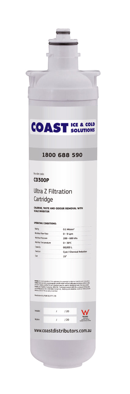 Ice-O-Matic CD300P Water Filter Cartridge for CD30