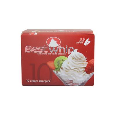 Bestwhip Cream Charger Bulbs Pkt 10 / 40 Ctn - CGB1001