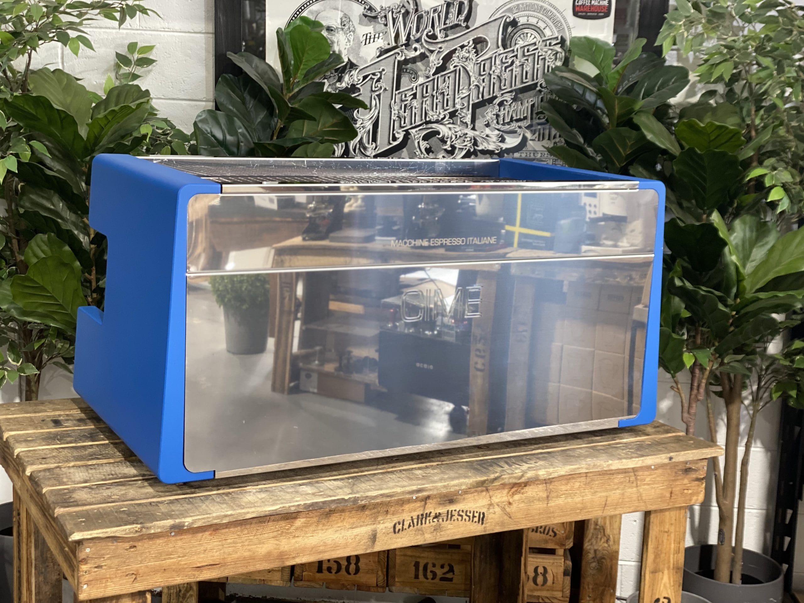 CIME CO-05 - 3 Group Commercial Espresso Machine - Blue
