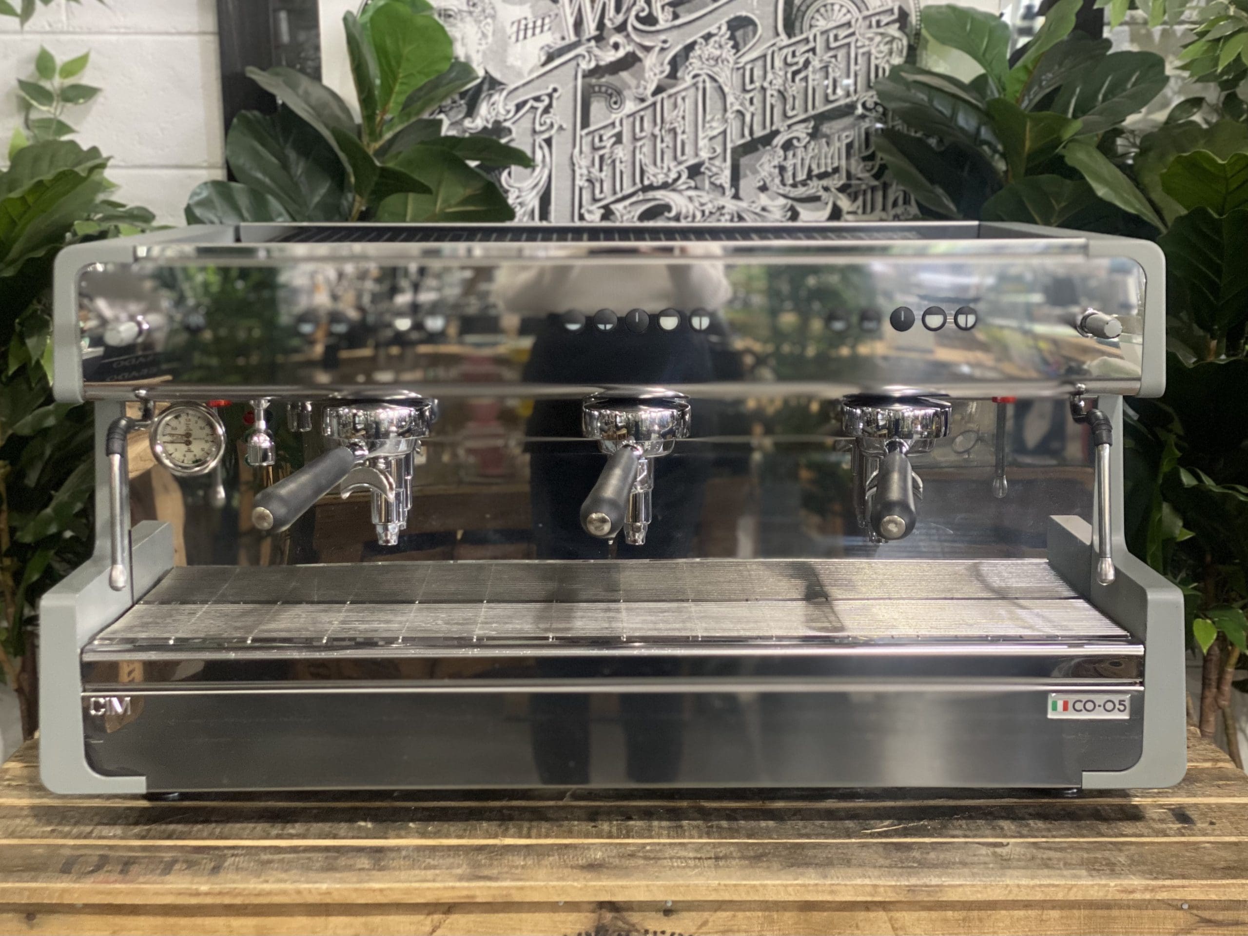 CIME CO-05 - 3 Group Commercial Espresso Machine - Grey