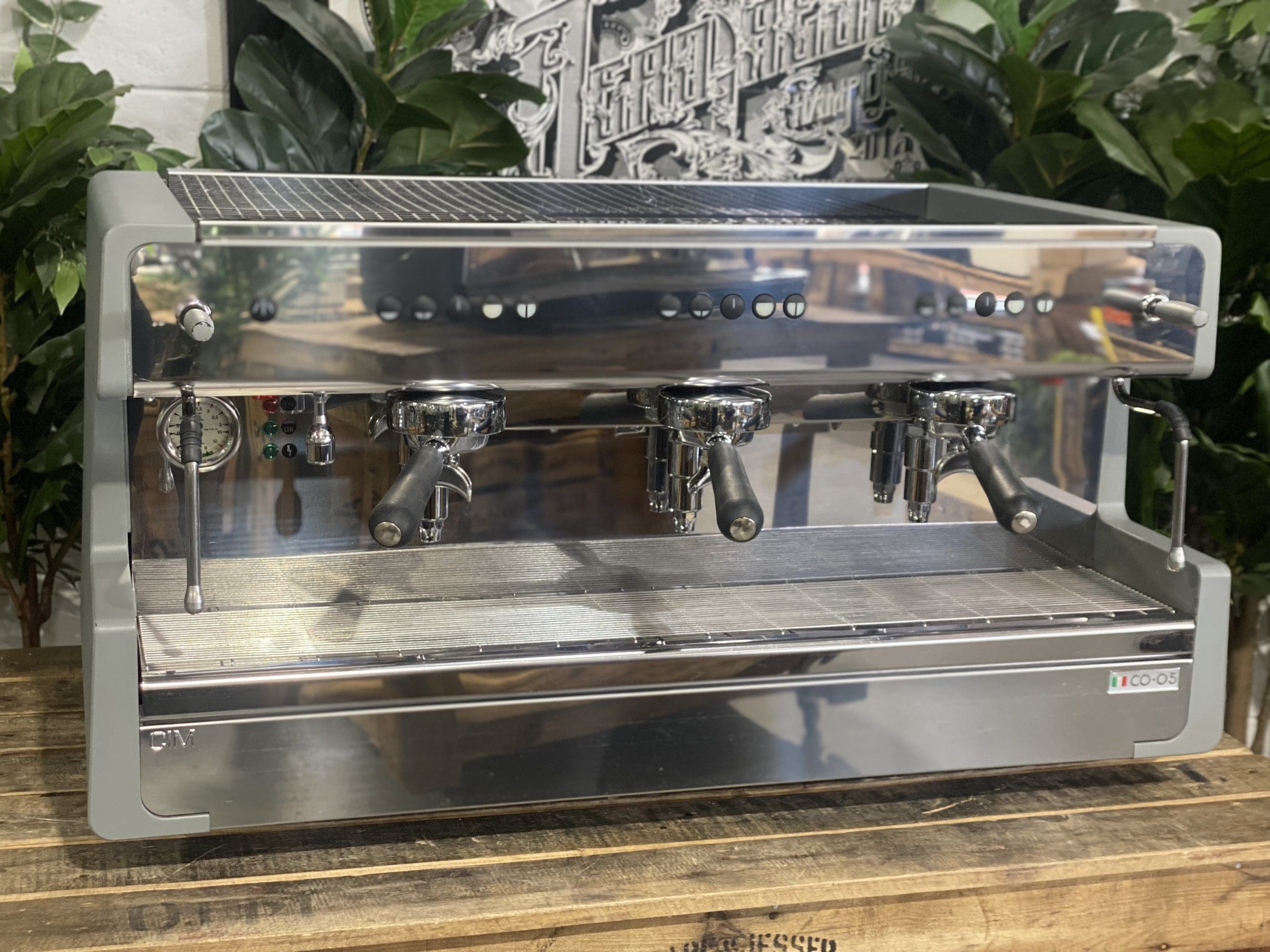 CIME CO-05 - 3 Group Commercial Espresso Machine - Grey