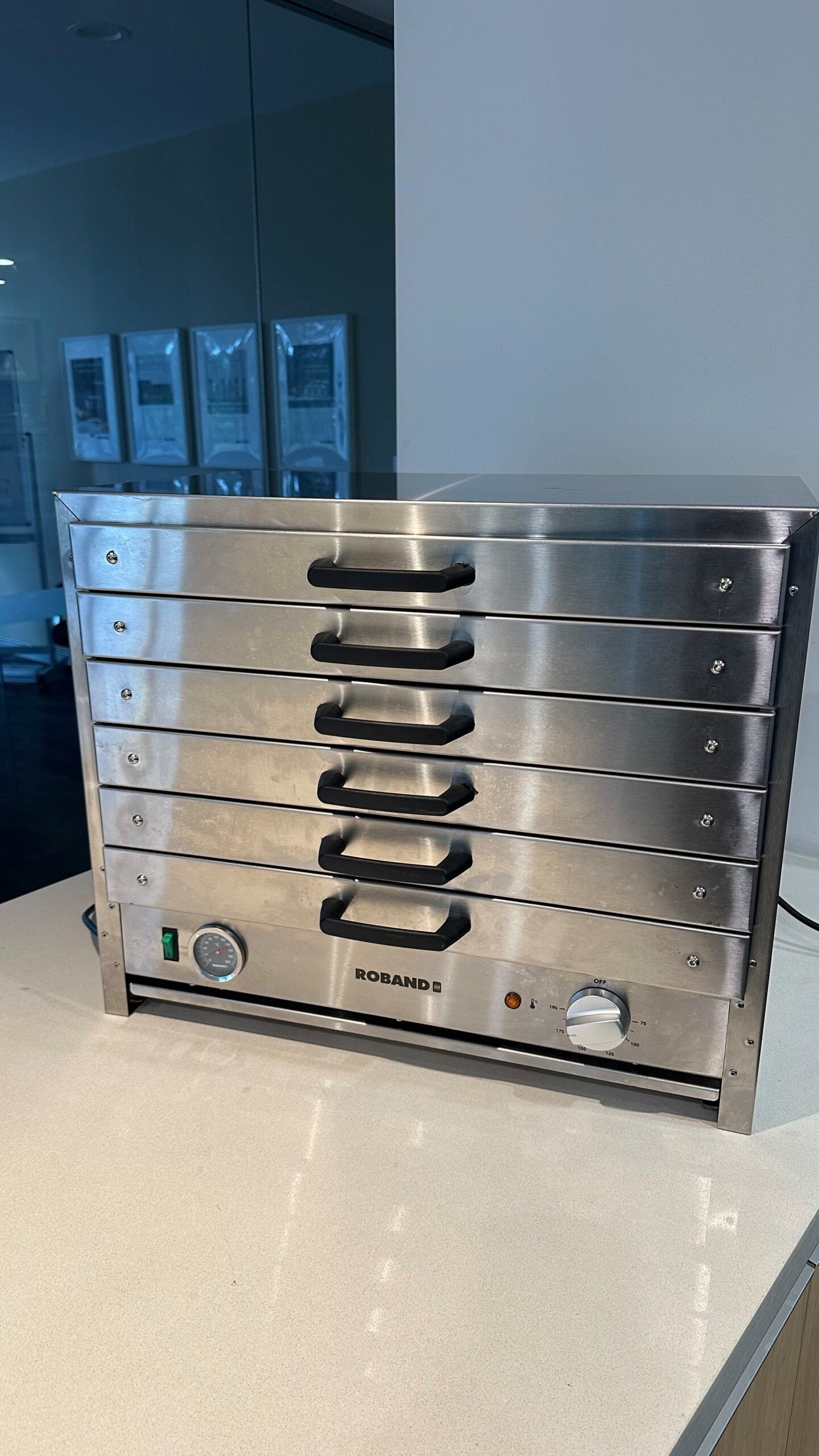 Stainless Steel Design Pie Warmer (CL-80DT-3657)
