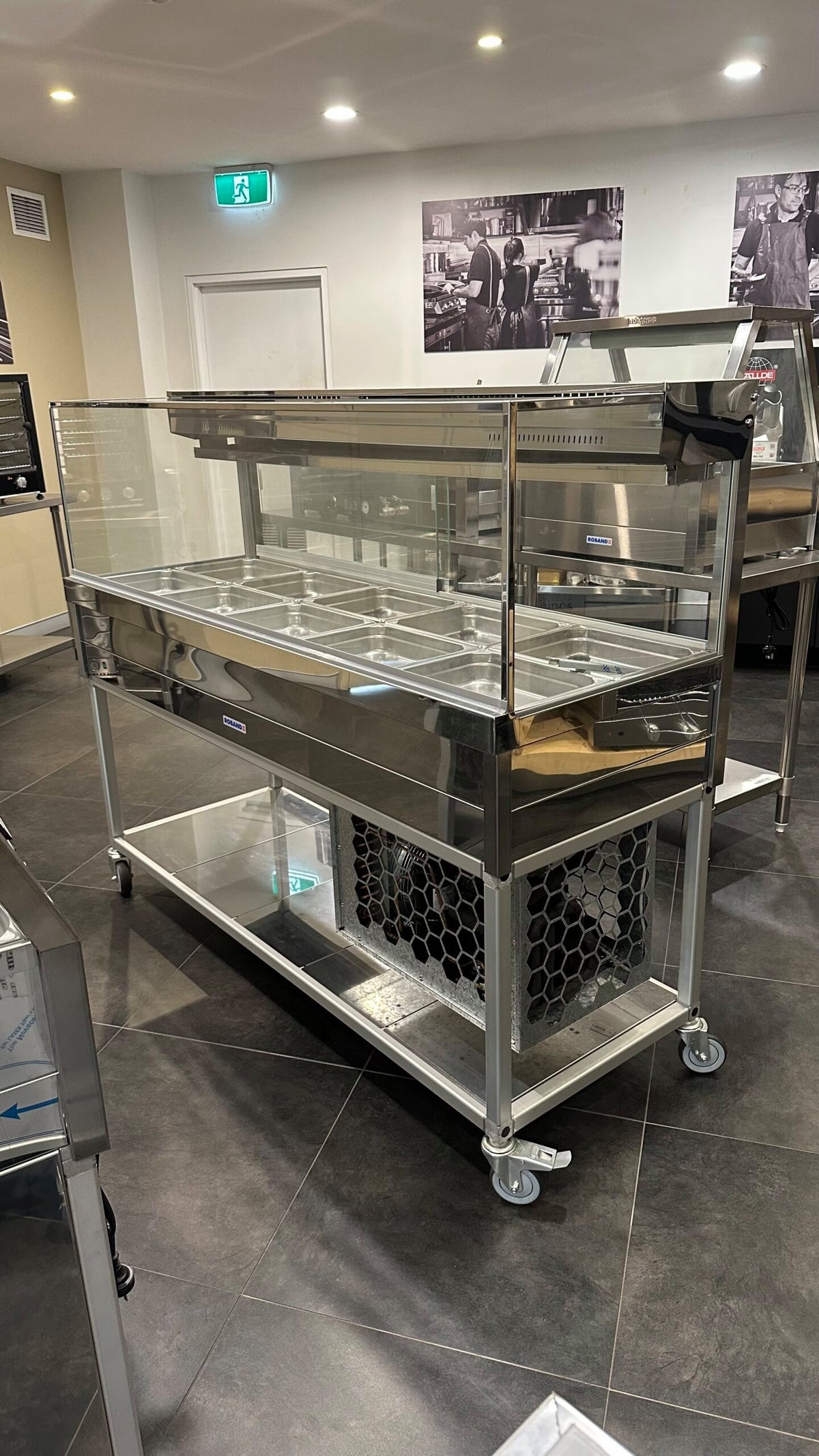Square Glass Refrigerated Cold Plate & Cross Fin Coil (CL-SRX25RD-434)