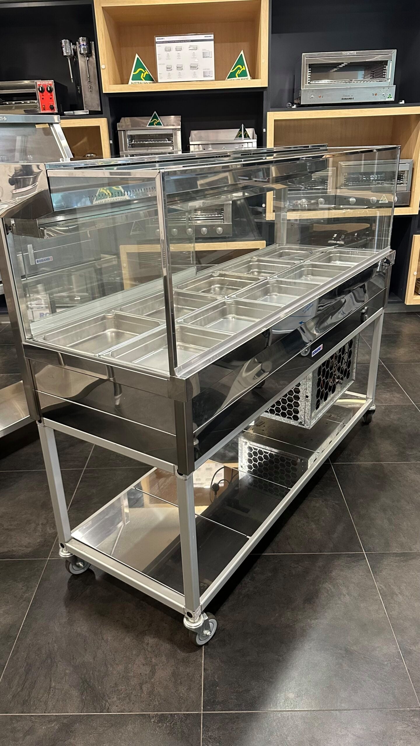Square Glass Refrigerated Cold Plate & Cross Fin Coil (CL-SRX25RD-434)