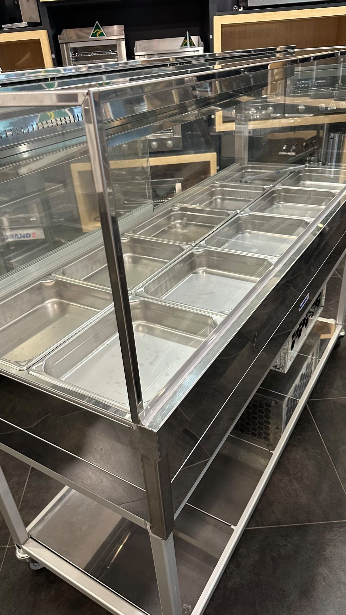 Square Glass Refrigerated Cold Plate & Cross Fin Coil (CL-SRX25RD-434)