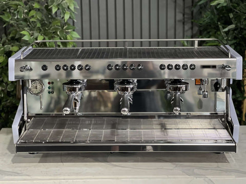 Cime Co-03 Neo E61 White - 3 Group Commercial Espresso Machine - Stainless Steel