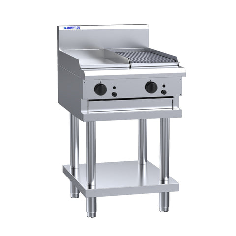 Luus CS-3P3C 300mm Griddle 300mm Chargrill