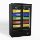AG Supermarket Two Glass Doors Upright Display Fridge - 1000 Litre CSB1000