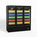 AG Supermarket Three Glass Doors Upright Display Fridge - 1539 Litre CSB1500