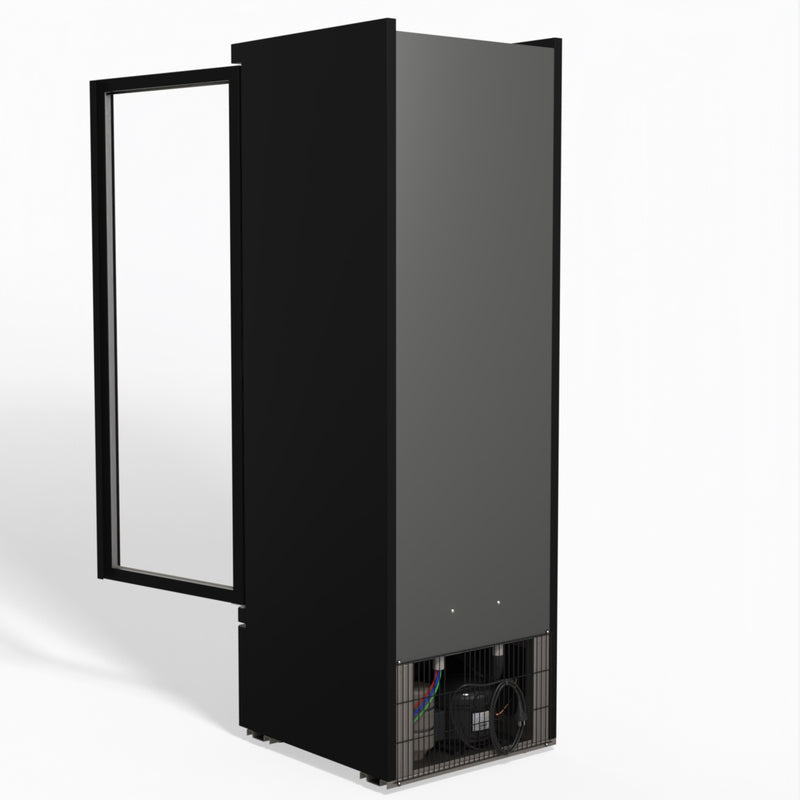 AG Supermarket Single Glass Door Upright Display Fridge - 450 Litre