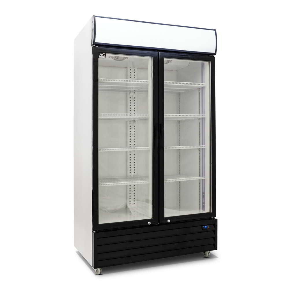 AG Equipment 1000L Fridge Glass Doors CU1000TNG