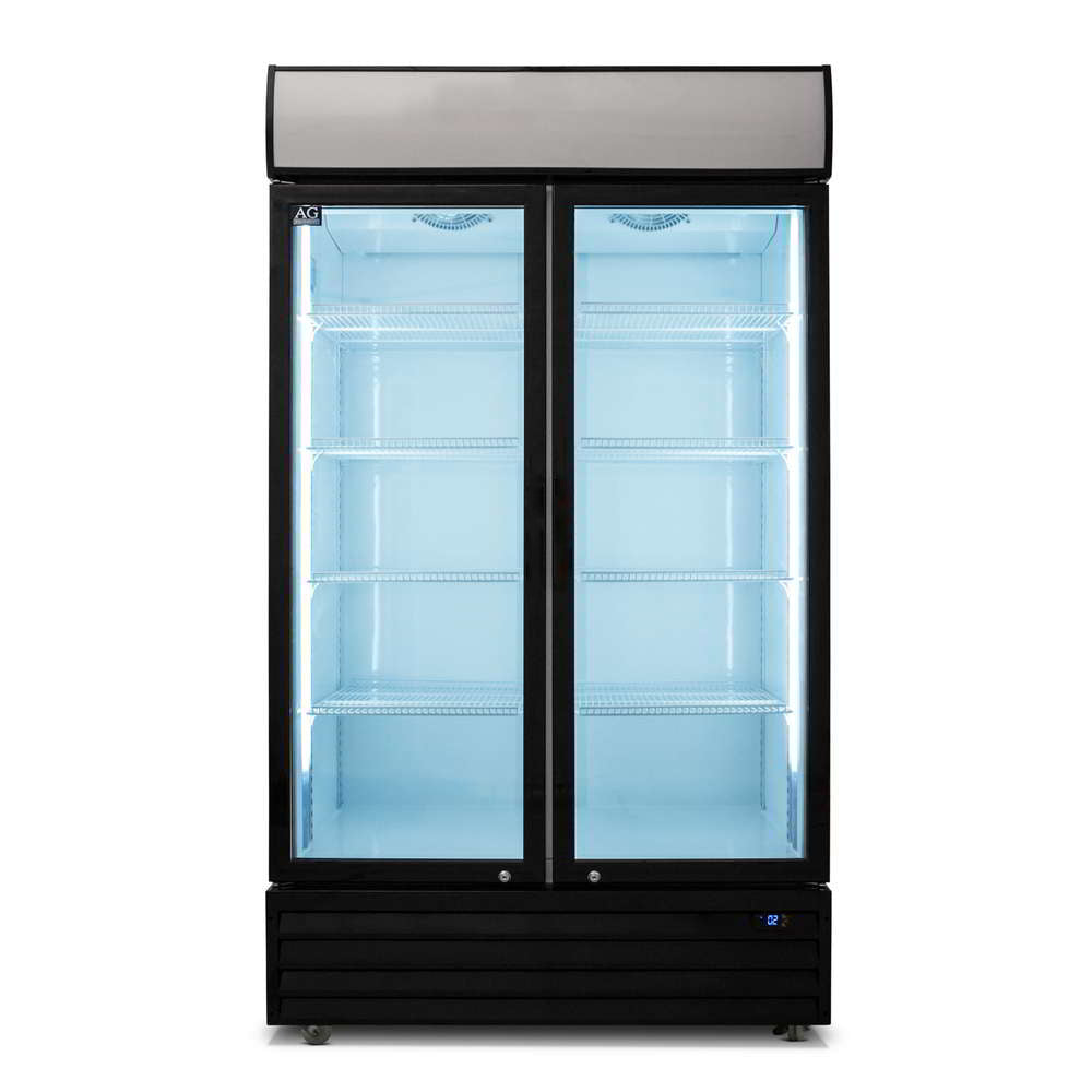 AG Equipment 1000L Fridge Glass Doors CU1000TNG