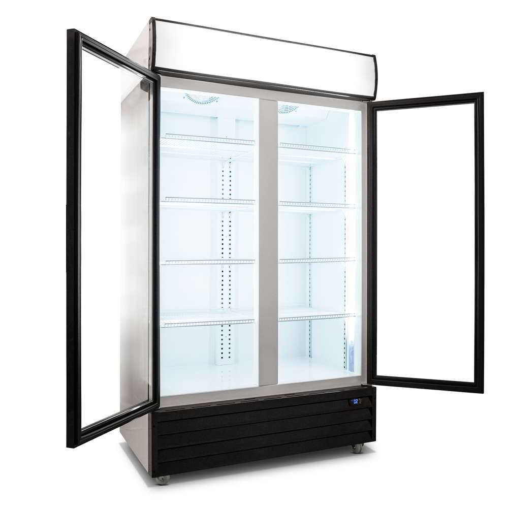 AG Equipment 1000L Fridge Glass Doors CU1000TNG