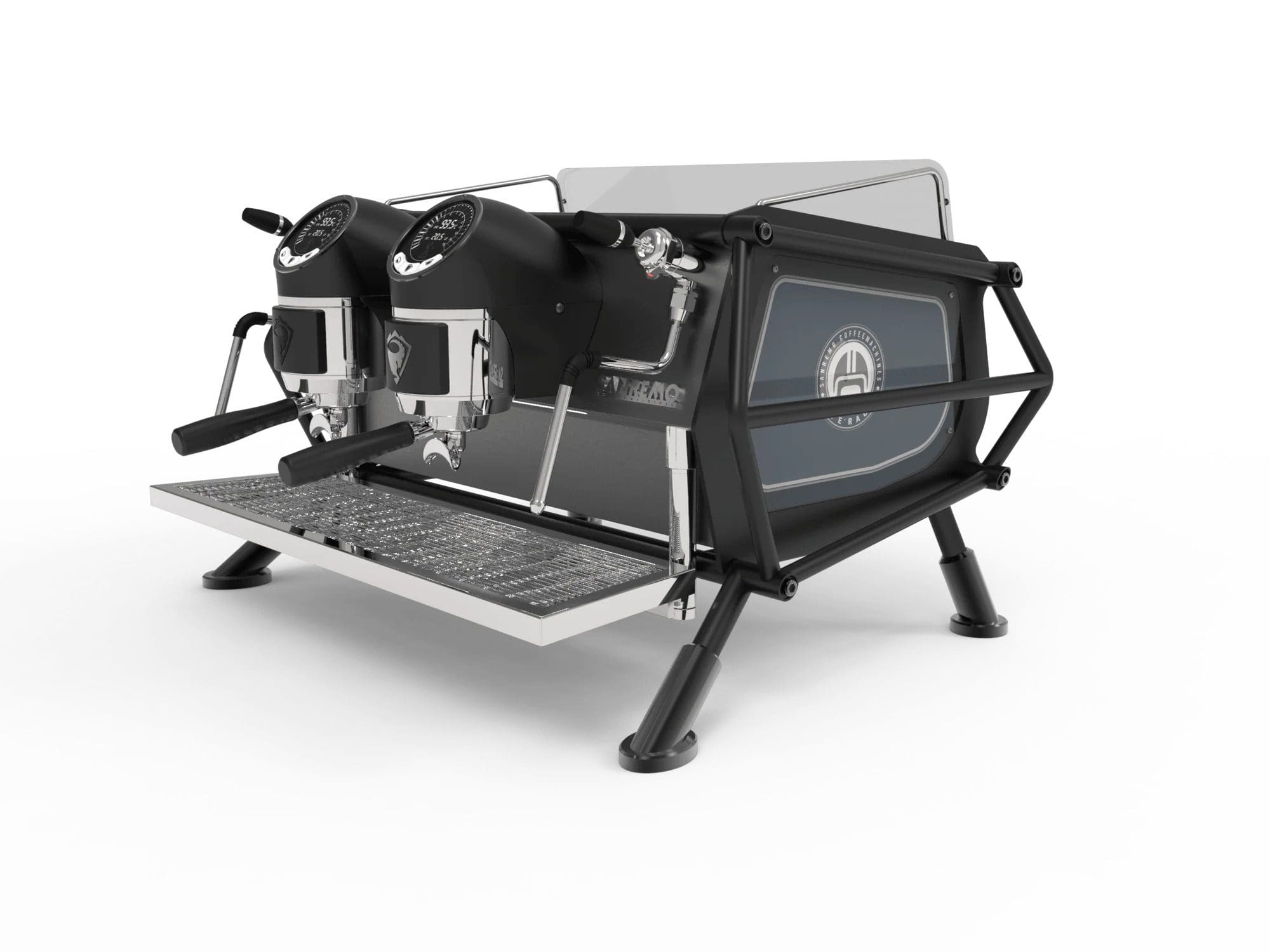 San Remo Cafe Racer Naked - 2 Group Commercial Espresso Machine - Black