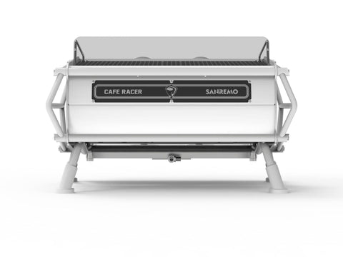 San Remo Cafe Racer Naked - 2 Group Commercial Espresso Machine - White